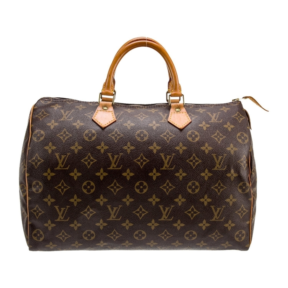 Authentic Louis Vuitton Monogram LV Speedy 30 in Excellent Condition